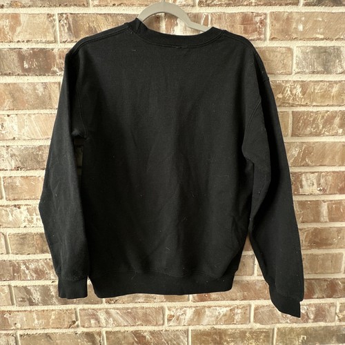 Stranger Things Sweatshirt Mens SMALL S Black Crewneck Upside Down Long Sleeve - Picture 5 of 8