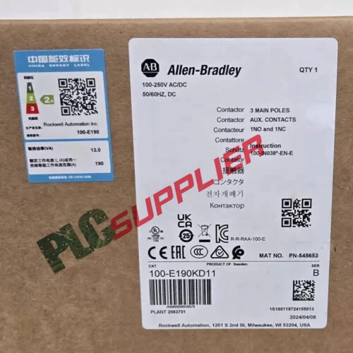 Allen-Bradley 100-E190KD11 Contactor