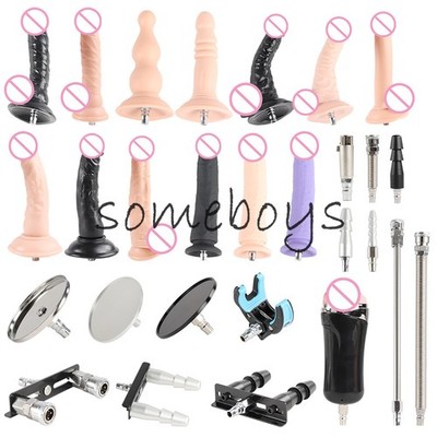 Vac-U-Lock Sex Machine Accessory Suction Cup 3XLR Bendable Spring Connector