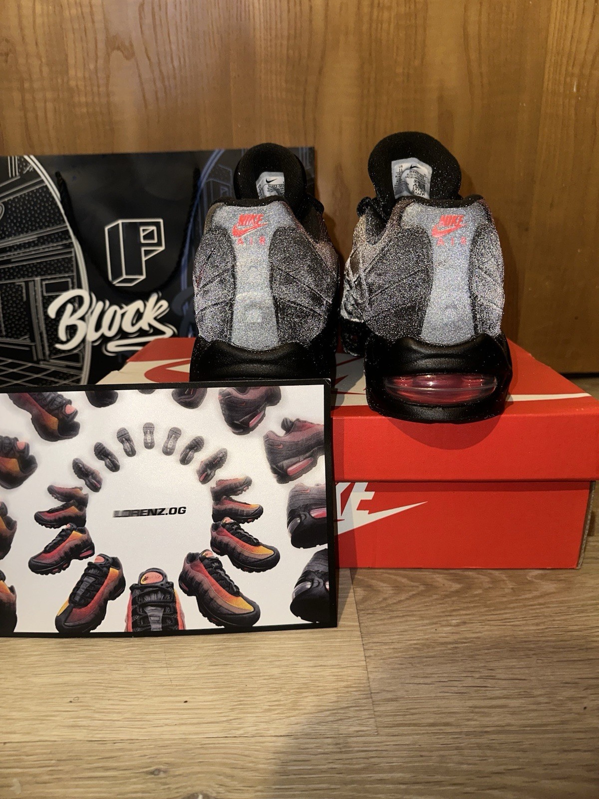 LORENZ.OG x Block P - Nike Air Max 95 ‘Volcano’ - UK 10 - Brand New (In Hand) ✅ image 6