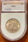 1944 50C Walking Liberty Half Dollar