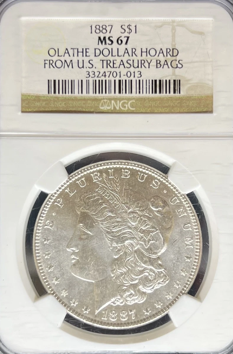 MS 67 Graded 1887 Year Morgan US Dollars (1878-1921) for sale | eBay