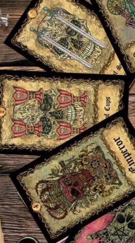 New Eternal Bones Tarot 78 Card Deck Gothic Sealed Skulls Bones Macabre - Bild 8 von 10