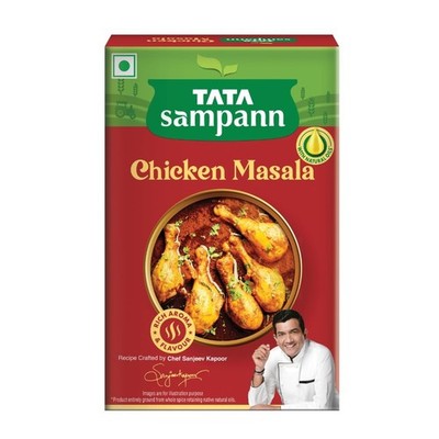 Tata Sampann Chicken Masala with Natural Oils, 100g with Rich Aroma & Flavour