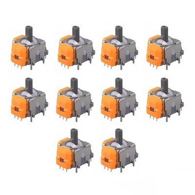 10Pcs 3D Hall Effect Joystick For PS5 Dualsense Controller Game Accessories