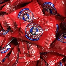 Uncle Joes MINT BALLS Traditional Hard Boiled Sweets Retro Candy Joe Vegan Party