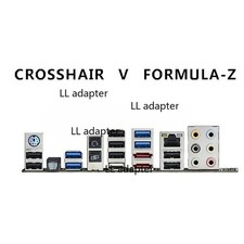 NEW IO I/O SHIELD back plate BLENDE BRACKET for ASUS CROSSHAIR V FORMULA-Z