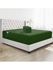 Elegant Comfort Super Soft Bulk 6-Pack Extra Deep Pocket (King) (Hunter Green)