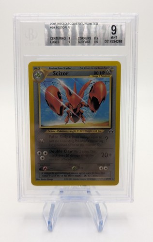 Scizor (Unlimited) graded BGS 9 for sale on eBay