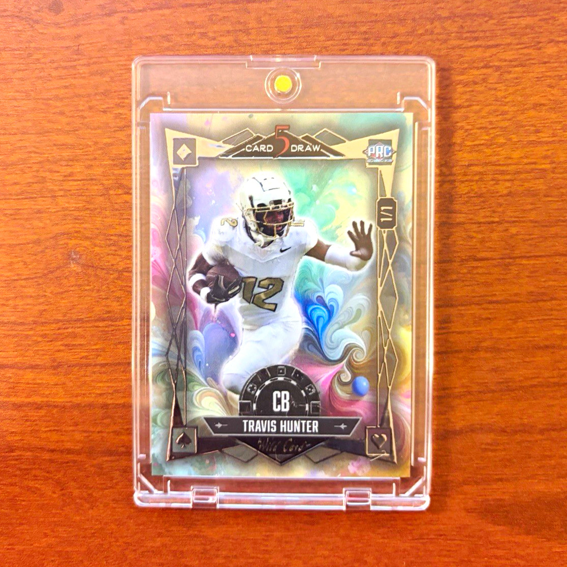 Wild Card 2024 5 Card Draw Travis Hunter  1/1 RC!!!