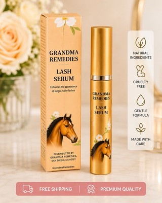 Grandma Remedies Clear Eyelash Serum Cruelty-Free 3M