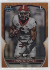 2022 Bowman U Chrome Orange Refractor 4/25 Kenny McIntosh #44 7ba