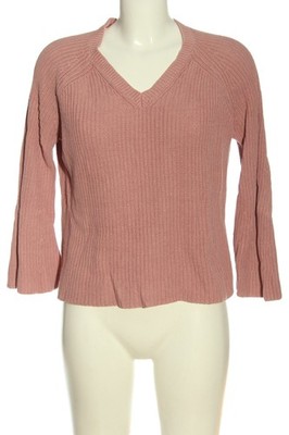 MANGO BASICS V-Ausschnitt-Pullover Damen Pullover Gr. DE 36 nude Casual-Look