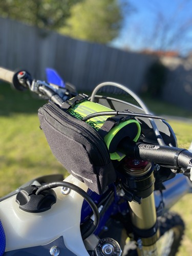 Motorbike Handle Bar Bag - Universal Fit - Tool Pack - Storage - Bike - Offroad - Picture 2 of 8