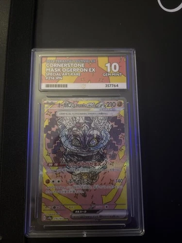2024 Terrestrial Festival Cornerstone Mask Ogerpon Ex ACE 10