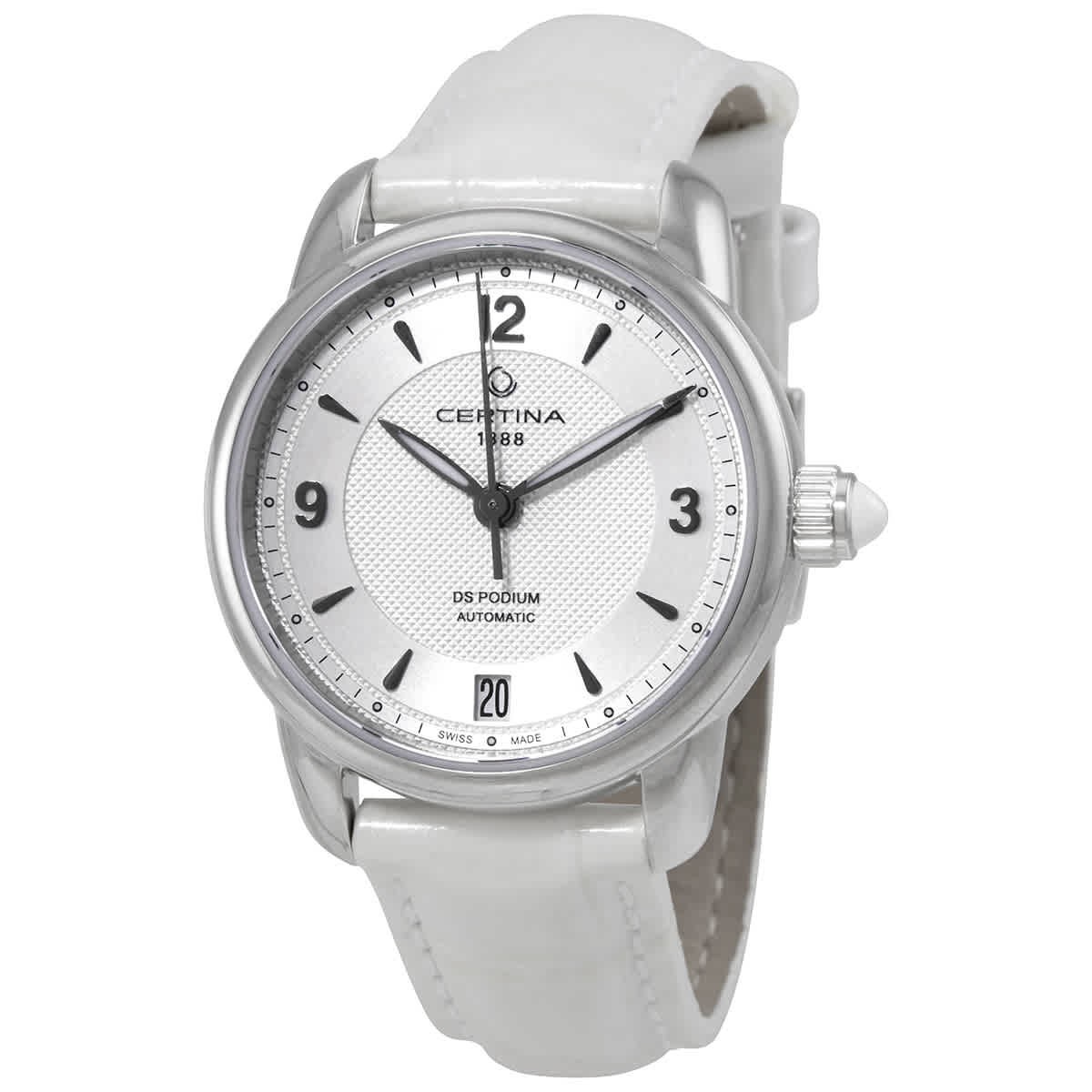 Certina DS Podium Automatic Silver Dial Ladies Watch C025.207.16.037.00