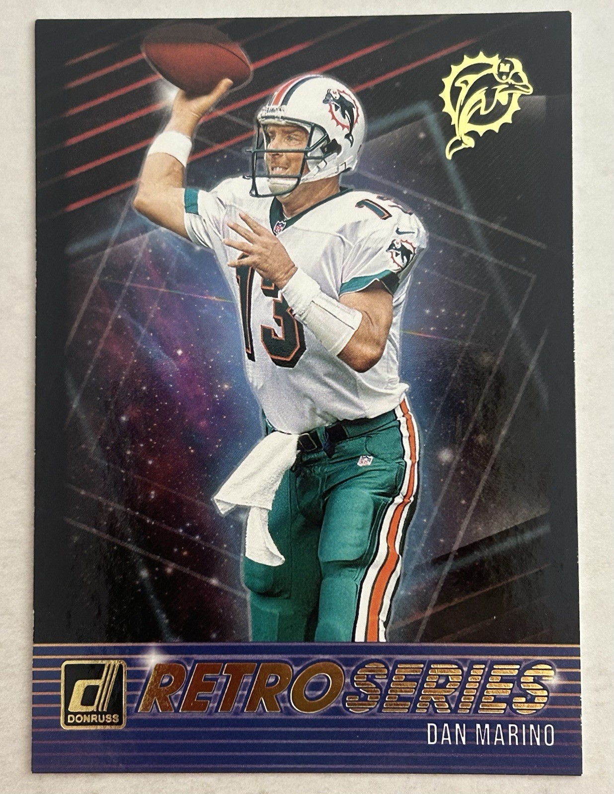 2021 Panini Donruss Retro Series Dan Marino #RS20 Miami Dolphins HOF K5