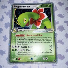 Pokémon TCG Meganium ex Holo Ultra Rare 150 HP 106/115 Unseen Forces 2005 on eBay