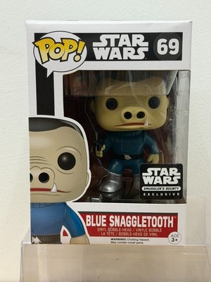 Funko Pop Blue Snaggletooth Star Wars Smugglers Bounty 69 + FREE POP PROTECTOR