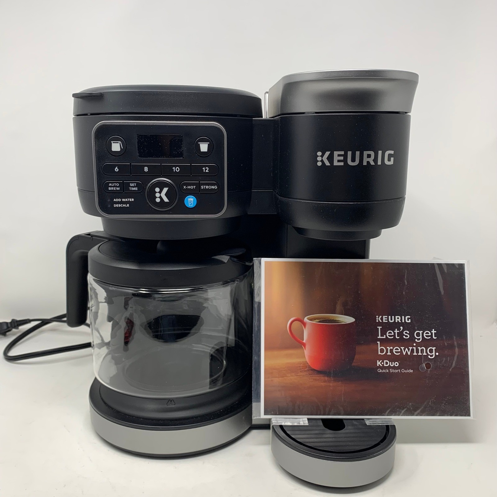 Brewer With Single Serve K Cup And Carafe