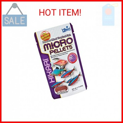 Hikari Tropical Semi-Floating Micro Pellets Fish Food, 0.77 Oz (22g)