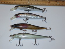 Lot of 4 Gary Yamamato Minnow and Similar Lures