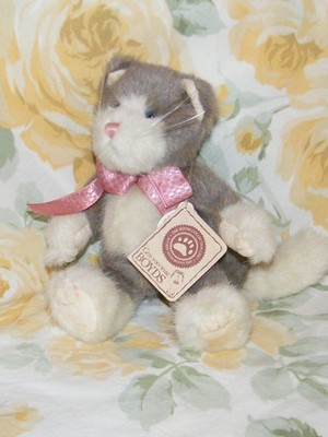 Boyds Bear Plush Cat Kitten Smokey Ninelives
