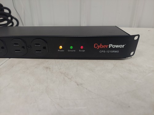 Cyber Power CPS1215RMS Rackmount Protezione da sovratensioni 12 prese 120V/15A #2852 - Foto 3 di 8