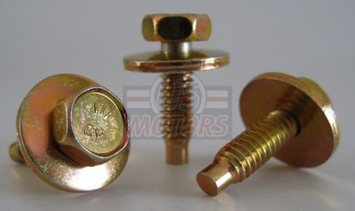 Karosserieschraube Zollschraube 1/4''-20 UNC 22 mm lang  m. Scheibe zöllig Bolt