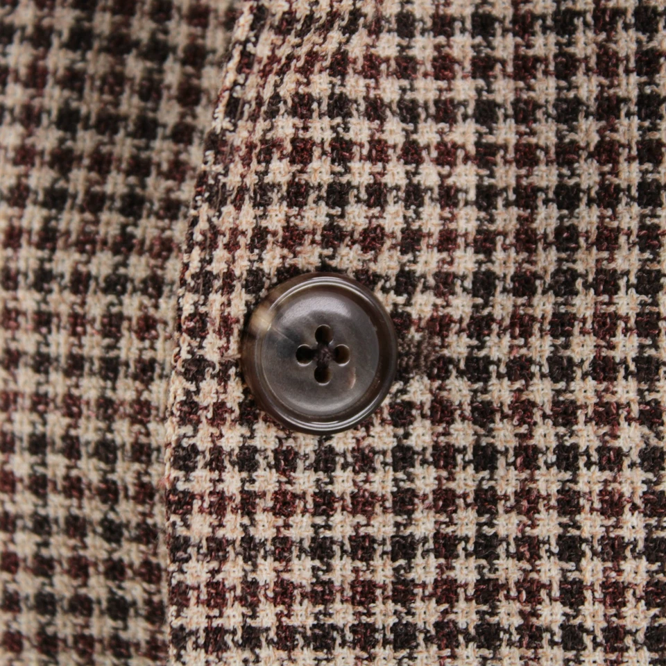 Abrigo deportivo Belvest nuevo con etiquetas mezcla de lana talla 60R (50R EE. UU.) a cuadros marrones Foto 2 de 4