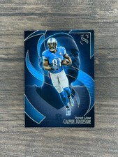 2025 Panini Silhouette Calvin Johnson #38 Detroit Lions Base Card
