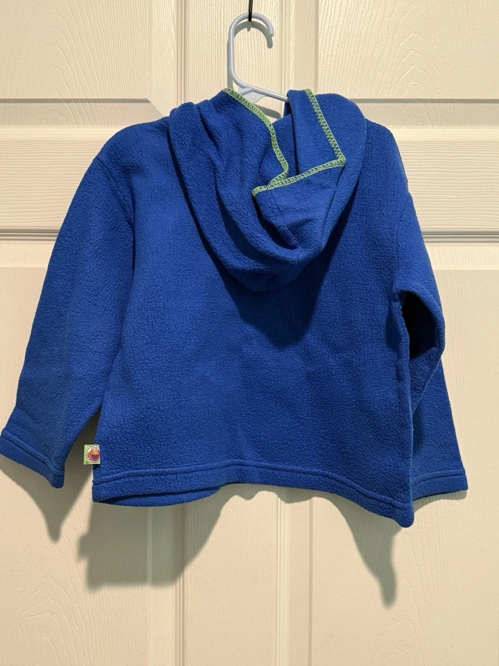Sudadera con capucha de invierno vintage Elmo Snowflake talla 5T Plaza Sésamo niños Foto 3 de 3