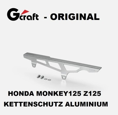 HONDA MONKEY 125 Z125 ALU KETTENSCHUTZ KETTEN ABDECKUNG GCRAFT G-CRAFT V2 NEU