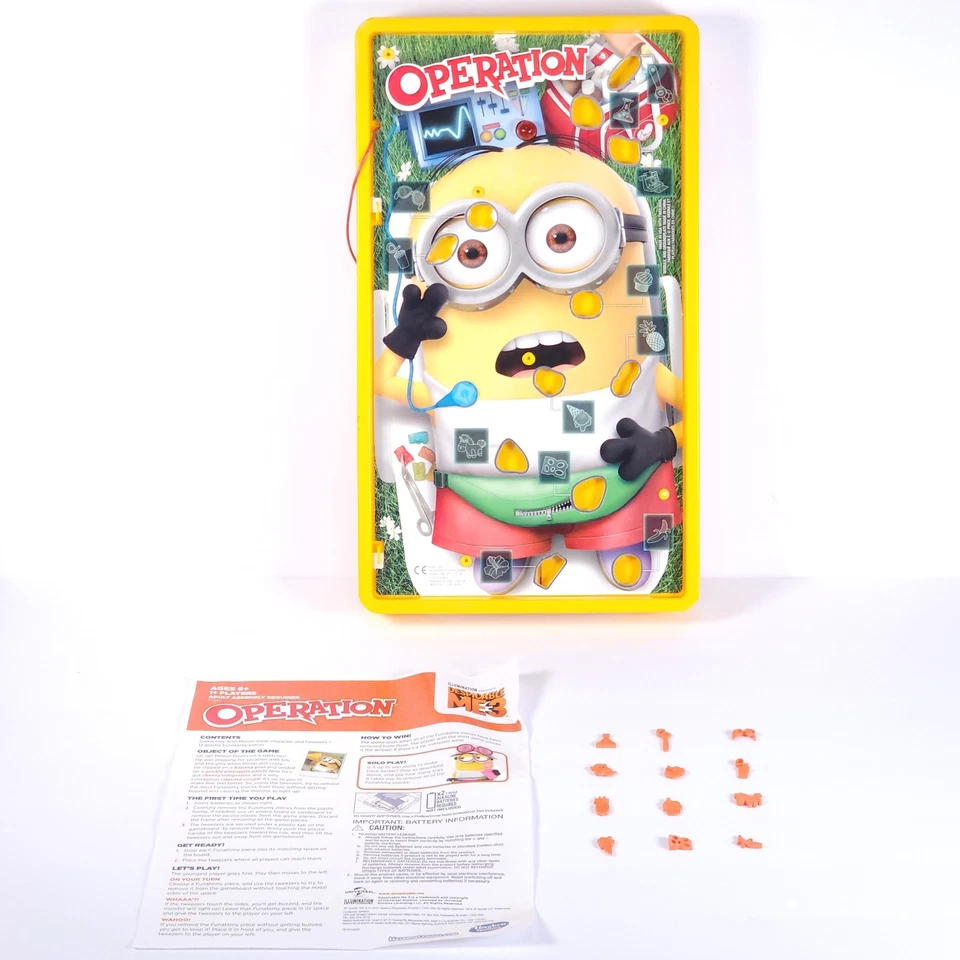 Despicable Me 3 Minions Operation Game Hasbro Complete 2016 C1342 Ages 6+ TESTED - Image 3 of 4