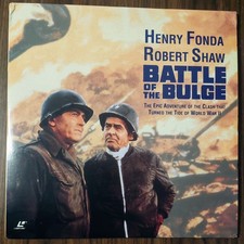 BATTLE OF THE BULGE (LD, 1965) Laserdisc Widescreen - Henry Fonda, Robert Shaw