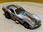 Vintage 1977 Hot Wheels Mongoose Tom McEwen Corvette Funny Car Silver VHTF