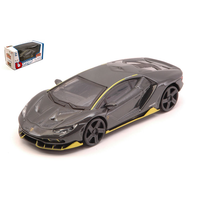 Lamborghini Centenario Lp 770-4 2016 Carbo/Yellow 1:43 Burago Auto Stradali -D-