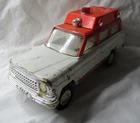 Vintage Original Tonka Jeep Waggoneer Rescue Ambulance Metal Toy Truck Steel