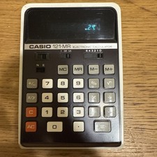CASIO 121-MR Calcolatrice retrò vintage 1975 testata Giappone usata F/S