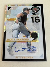 2025 Panini Prizm Wyatt Sanford FOTL Auto Black 1/1 No47