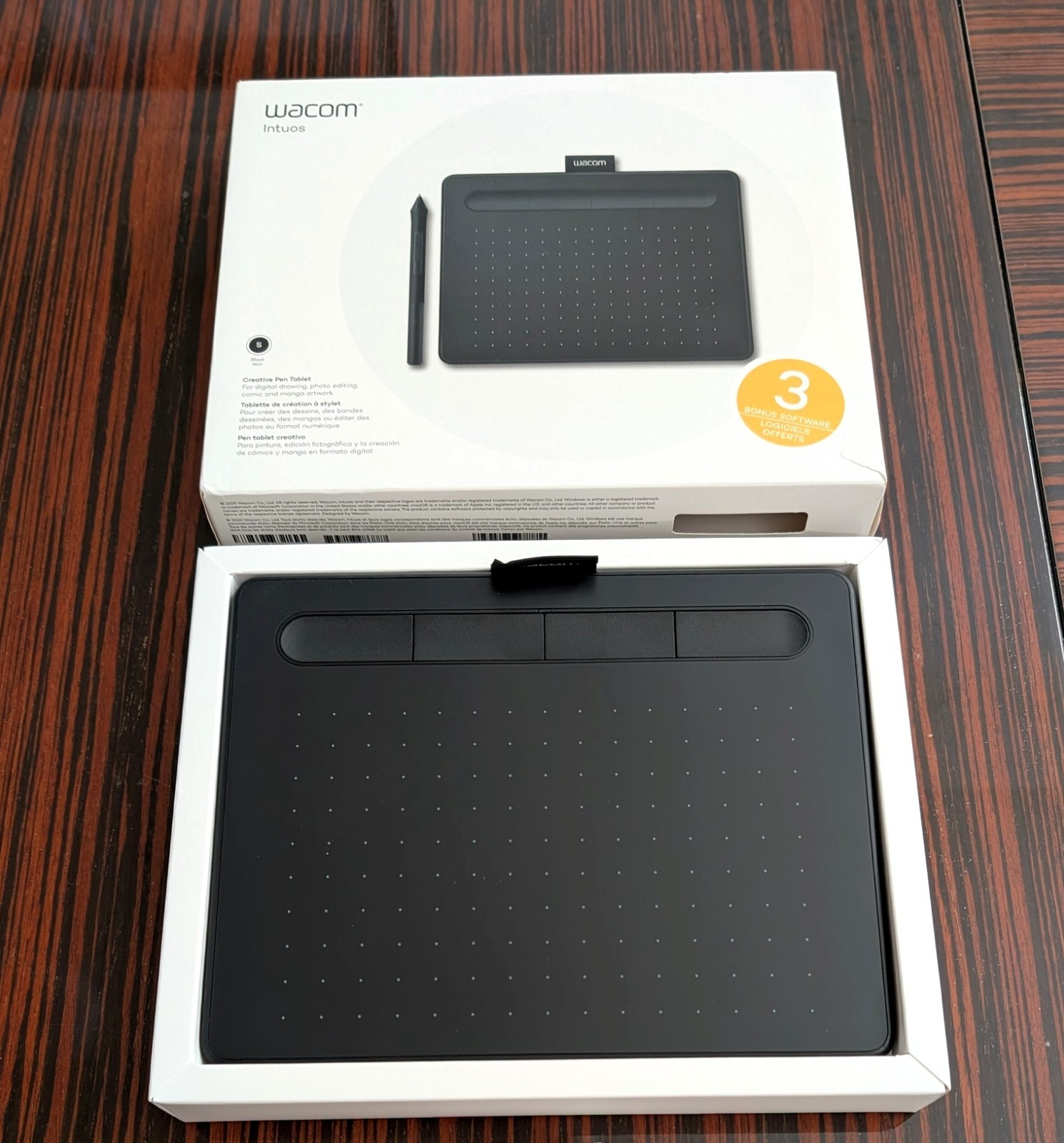 Wacom Intuos CTL-4100 Small Creative Drawing Tablet Black