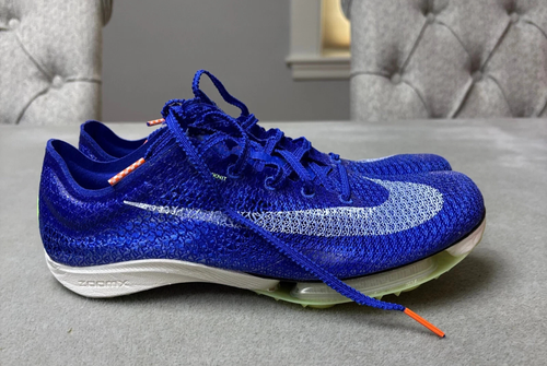 NIKE AIR ZOOM VICTORY TRACK SPIKES ALL SIZES YOU PICK SIZE RACER BLUE CD4385-400 - 第 2/7 張圖片