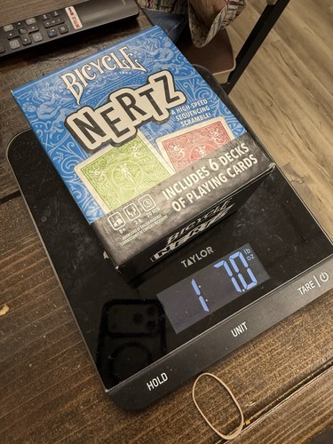 NERTZ Multiplayer Scramble 6 Unique Color Decks Cards Bicycle Open Unused - Picture 9 of 10