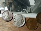 🇺🇸Lot Vintage 1910 Lincoln Junk Drawer Military Pilot Photo Buffalo Coins 1944 — photo 9