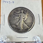 1943-D Liberty Walking Half Dollar Silver 50C Denver Circulated