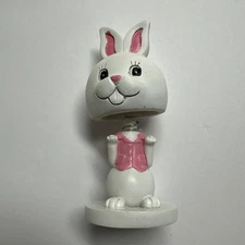 Vintage Easter Bunny Rabbit Bobble Head Figurine Greenbrier International 4.5”