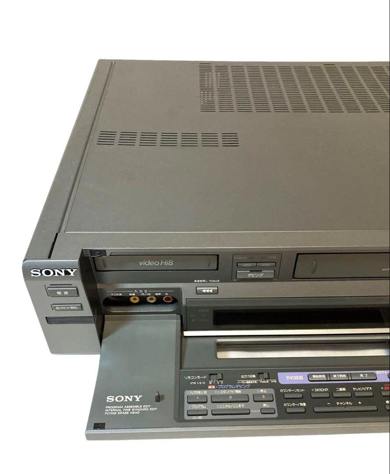 SONY WV-SW1 Hi8 8mm VHS Videorecorder mit Video Deck Player gebraucht - Bild 2 von 4