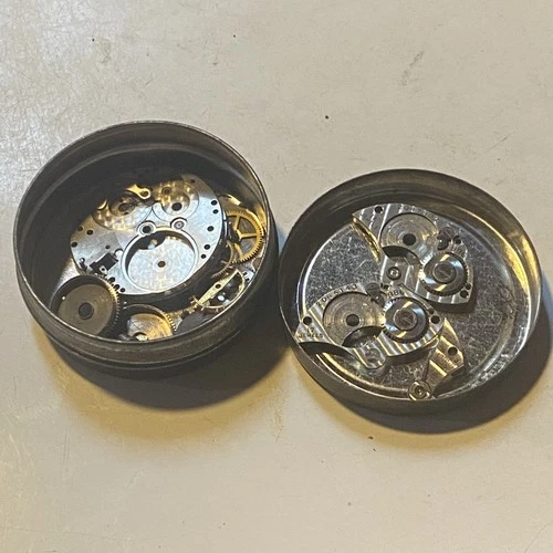 ANTIQUE HAMILTON 986 17 JEWEL PARTIAL MEN'S WRISTWATCH MOVEMENT