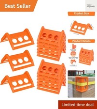 24 Pack Edge Corner Protectors for Flatbed Trucks, Heavy-Duty Plastic Cargo G...
