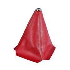 Car Shift Knob Dust Cover, Gear Shift Knob Cover for Protection, Leather Red PU
